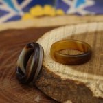 حلقه عقیق سلیمانی اصلی مردانه و زنانه با سایزهای مختلف - Image 2