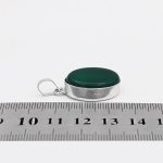 گردنبند عقیق سبز نقره دست ساز طرح لهراسب + حرز امام جواد (ع) - Image 4