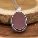 گردنبند عقیق سرخ نقره زنانه و مردانه طرح اذکار متبرکه - Image 3