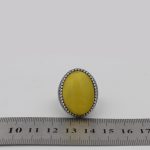 انگشتر شرف الشمس نقره مردانه طرح حامد + حکاکی - Image 5