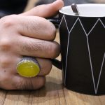 انگشتر شرف الشمس نقره مردانه طرح حامد + حکاکی - Image 4