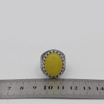 انگشتر شرف الشمس نقره مردانه طرح دخیل + حکاکی - Image 5