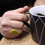 انگشتر ست شرف الشمس مردانه و زنانه نقره طرح کوثر + حکاکی - Image 4