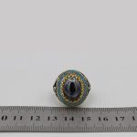 انگشتر حدید صینی نقره مردانه طرح اهورامزدا + حکاکی‌‌‌ - Image 5