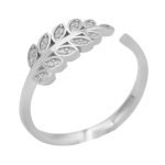 حلقه نقره دخترانه طرح شادی