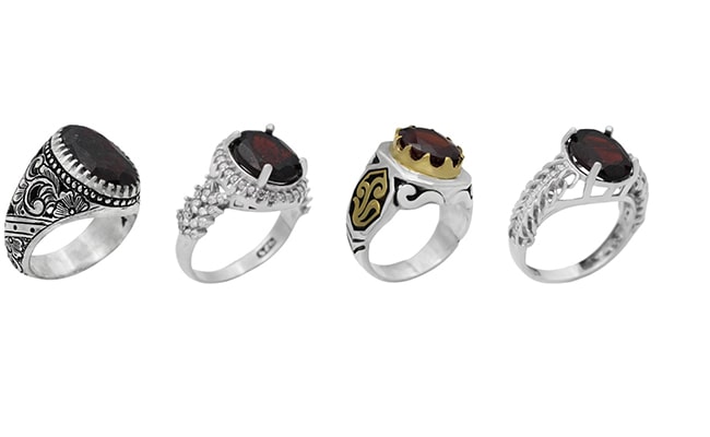 انگشتر گارنت