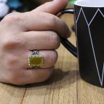 انگشتر شرف الشمس نقره مردانه طرح رهبری + حکاکی حرز امام جواد (ع) و آیت الکرسی + حکاکی شرف الشمس - Image 5