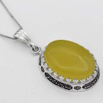 گردنبند شرف الشمس زنانه و مردانه طرح حافظ + حکاکی - Image 2