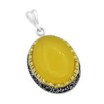 گردنبند شرف الشمس زنانه و مردانه طرح پنجتن + حکاکی