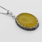 گردنبند شرف الشمس زنانه و مردانه طرح مصباح + حکاکی - Image 2