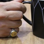 انگشتر حرز امام جواد (ع) نقره مردانه و زنانه طرح دایره ای عین علی + تربت امام حسین (ع) - Image 5