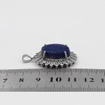 گردنبند لاجورد نقره زنانه طرح افرا - Image 4