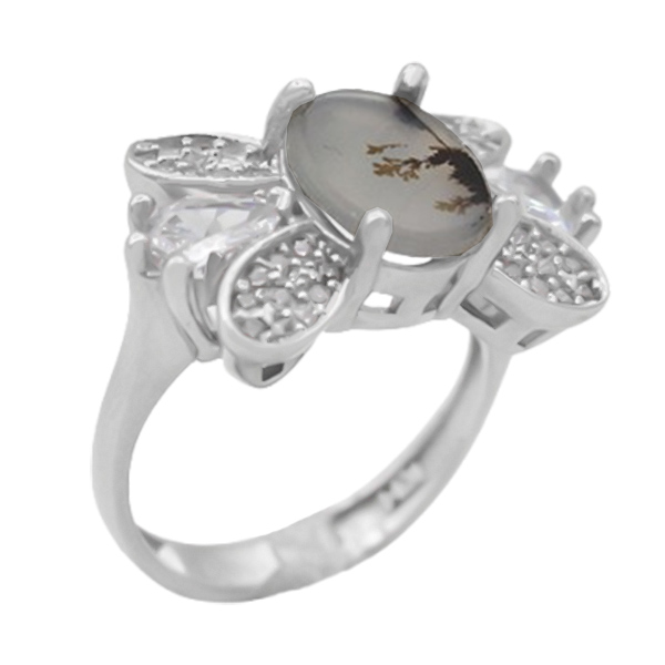 4-1-2001parvaneh-dendrite-agate-ring (1) انگشتر شجر