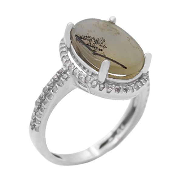 4-1-2004 romina-dendrite-agate-ring(1) انگشتر شجر زنانه نقره