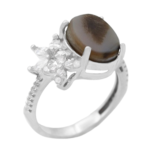 4-1-2005 delvin-dendrite-agate-ring(1) انواع انگشتر شجر دخترانه فانتزی