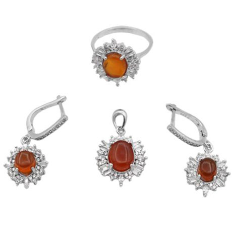 نیم ست عقیق