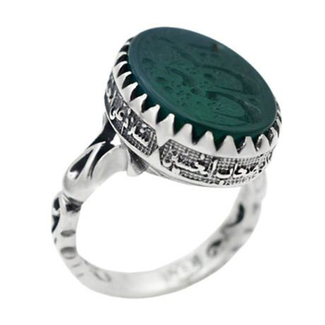 انگشتر عقیق سبز