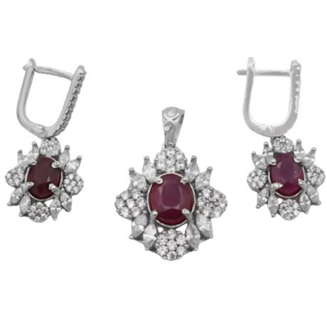 نیم ست یاقوت