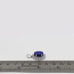 گردنبند لاجورد نقره زنانه طرح سیما - Image 4