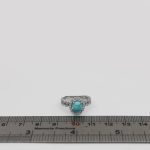 انگشتر فیروزه نیشابوری نقره زنانه طرح رویا سنگ - Image 3