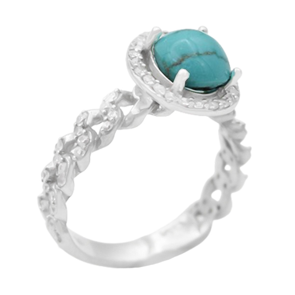 2-1-572 (turquoise-royasang-woman-ring) (4) انگشتر فیروزه