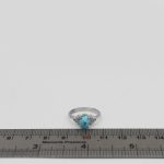 انگشتر فیروزه نیشابوری نقره زنانه طرح آریا - Image 3