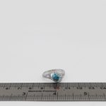 انگشتر فیروزه نیشابوری نقره زنانه طرح هانیه - Image 4