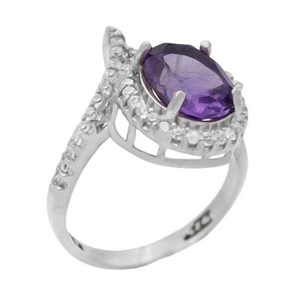 3-1-254 (amethyst-matina-woman-ring) (3) انواع انگشتر آمیتیست دخترانه فانتزی