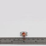 انگشتر عقیق سلیمانی نقره زنانه طرح نیلو - Image 3