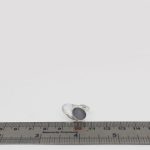 انگشتر عقیق کبود یمنی نقره زنانه طرح گلرخ - Image 4