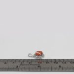 گردنبند عقیق سلیمانی نقره زنانه طرح دلنواز - Image 3