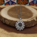 گردنبند در نجف نقره زنانه طرح بهشت - Image 3