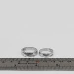 ست حلقه نقره زنانه و مردانه طرح زحل - Image 2