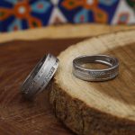 ست حلقه نقره زنانه و مردانه طرح زحل - Image 3