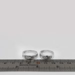 ست حلقه نقره زنانه و مردانه طرح مروارید - Image 2