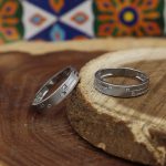 ست حلقه نقره زنانه و مردانه طرح مجنون - Image 4