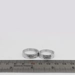 ست حلقه نقره زنانه و مردانه طرح آرامش - Image 3