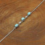 دستبند فیروزه نیشابوری نقره زنانه آذرخش - Image 3