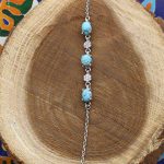 دستبند فیروزه نیشابوری نقره زنانه آذرخش - Image 4