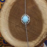 دستبند فیروزه نیشابوری نقره زنانه پرنسس - Image 3