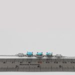 دستبند فیروزه نیشابوری نقره زنانه طرح عروس - Image 3