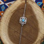 دستبند فیروزه نیشابوری نقره زنانه طرح ققنوس - Image 4