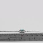 دستبند فیروزه نیشابوری نقره زنانه طرح پونه - Image 4