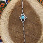 دستبند فیروزه نیشابوری نقره زنانه طرح زیبا - Image 3