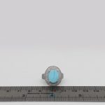 انگشتر فیروزه نیشابوری نقره زنانه طرح سمیرا - Image 2