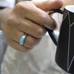 انگشتر فیروزه نیشابوری نقره مردانه طرح آریا - Image 2