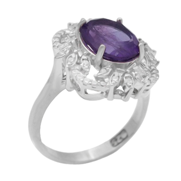 3-1-256 (amethyst-arezo-woman-ring) (3) انگشتر آمیتیست زنانه نقره صفوی