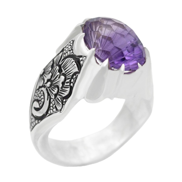 3-1-258 (parsa-amethyst-man-ring) (3) انواع انگشتر آمیتیست پسرانه اصل