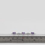 دستبند آمیتیست الماس تراش نقره زنانه طرح ساحل - Image 4