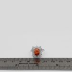 انگشتر عقیق سلیمانی نقره زنانه طرح محبوبه - Image 3